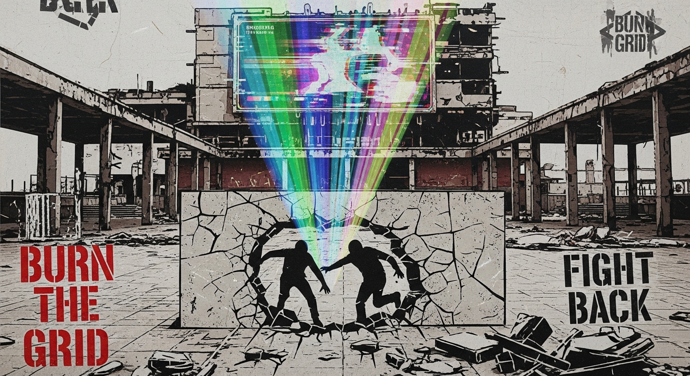 Illustration for Burn the Grid — Chapter 1: Glitch in the Slumber