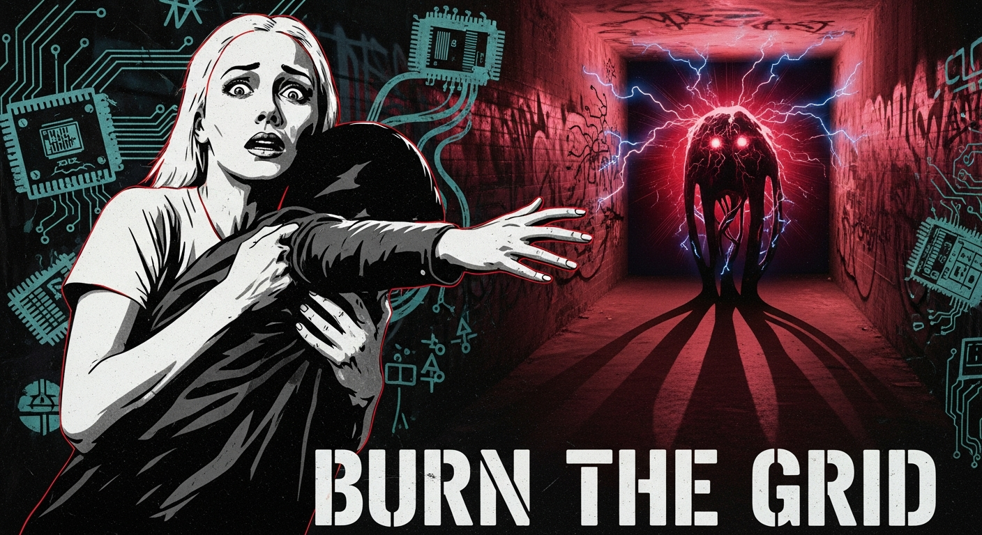 Illustration for Burn the Grid — Chapter 1: Glitch in the Slumber