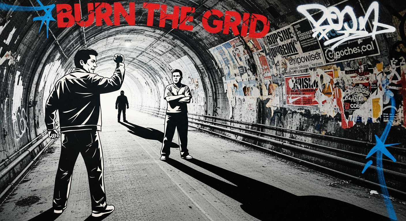 Illustration for Burn the Grid — Chapter 1: Glitch in the Slumber