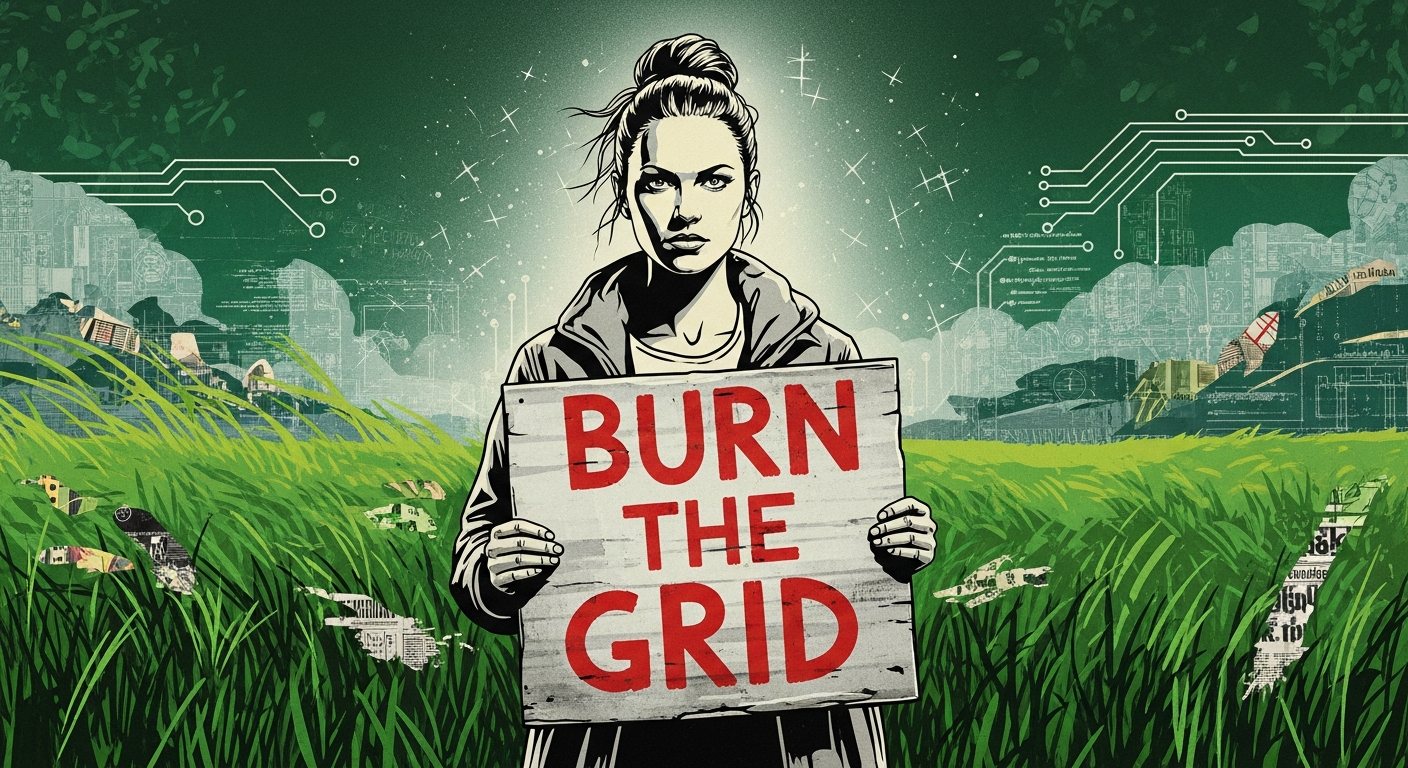 Illustration for Burn the Grid — Chapter 1: Glitch in the Slumber
